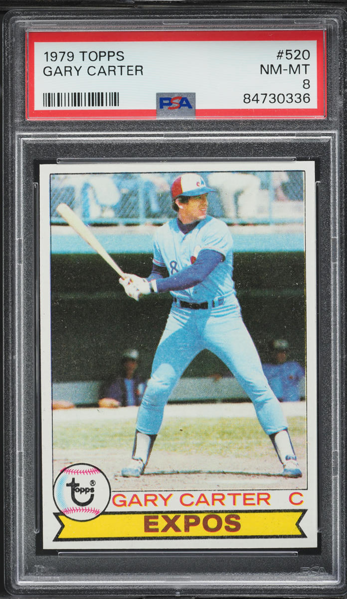 1979 Topps Gary Carter #520 PSA 8 NM-MT