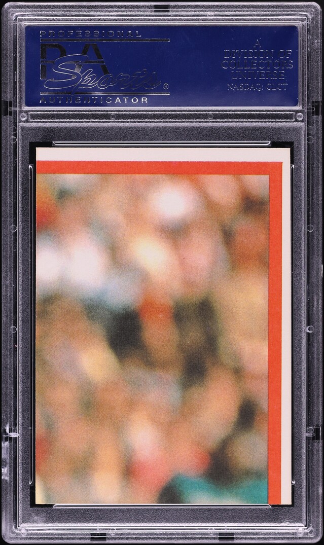 1983 Topps Stickers Insert Football Dan Fouts #12 PSA 9(oc) MINT