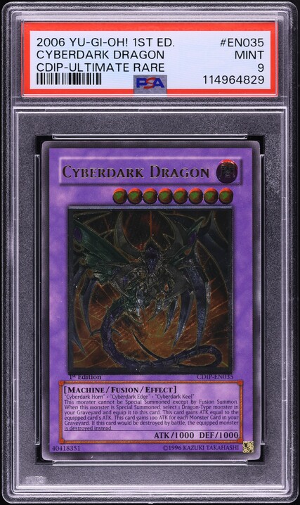 2006 Yu-Gi-Oh! Cyberdark Impact 1st Edition Vanity's Ruler #CDIP-EN024 PSA  4 on Fanatics Collect