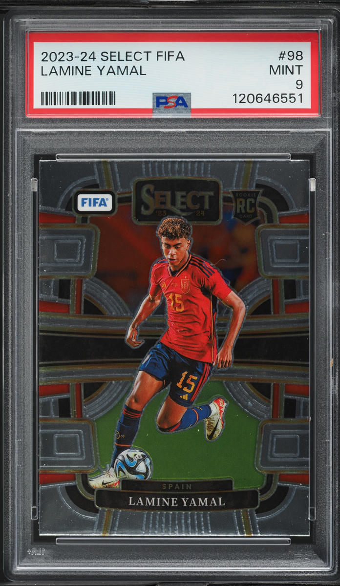 2023 Select Terrace FIFA Lamine Yamal ROOKIE #98 PSA 9 MINT