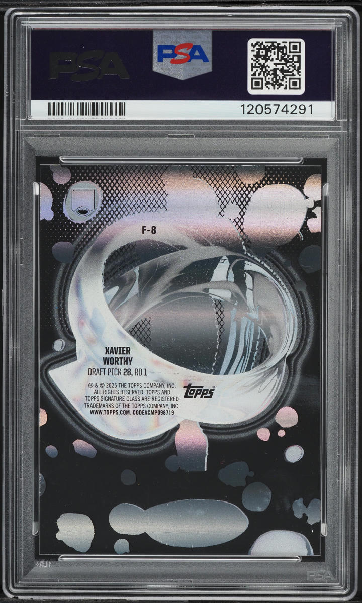 2024 Topps Signature Class Fluidity Xavier Worthy ROOKIE #F8 PSA 9 MINT