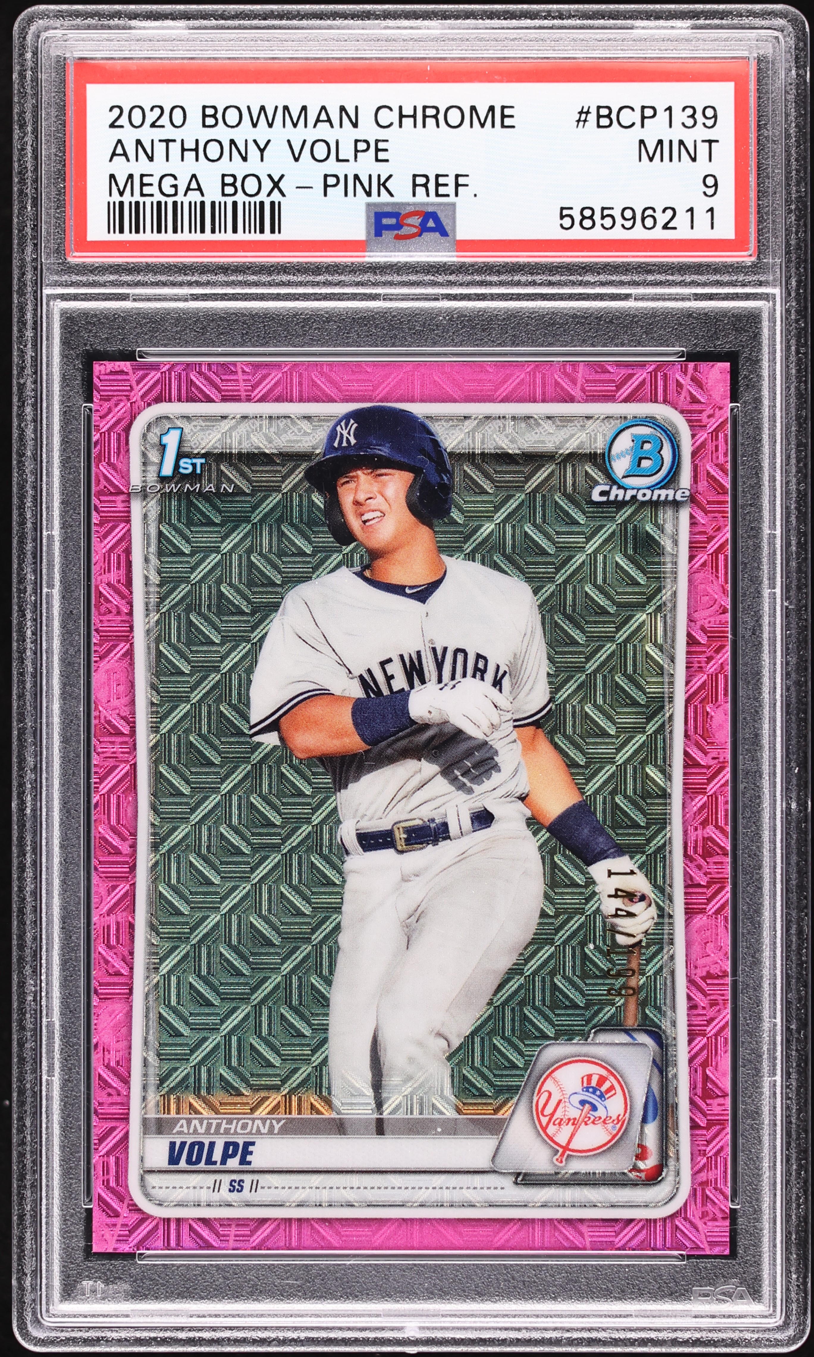 2020 bowman sapphire Anthony volpe PSA9 【公式通販】