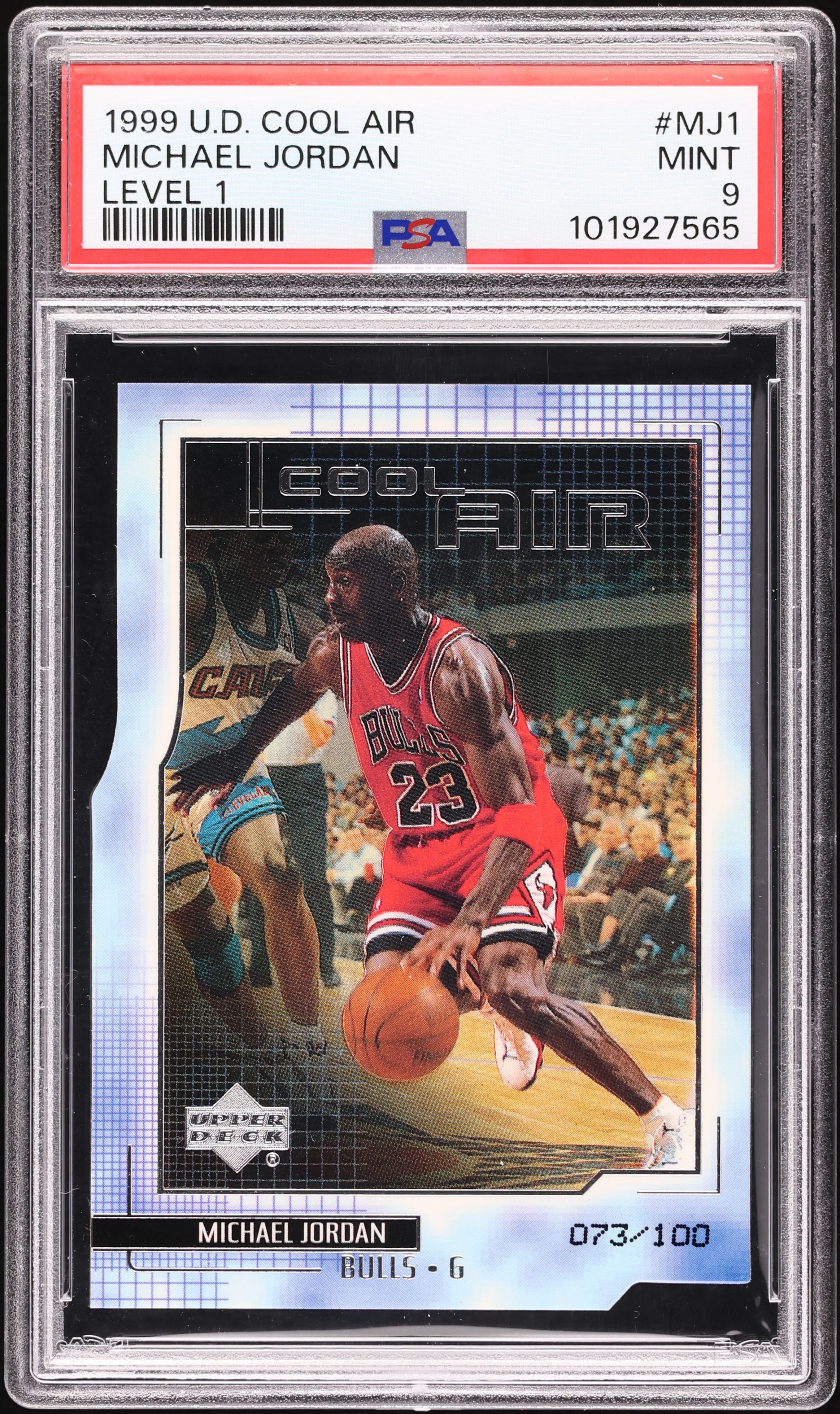 1999 Upper Deck Cool Air Level 1 Michael Jordan /100 #MJ1 PSA 9
