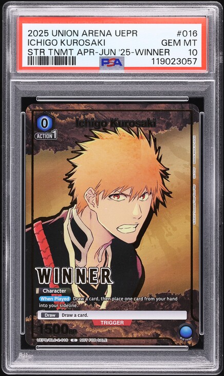 2023 Union Arena Japanese Promo Ichigo Kurosaki #BLC-1-041 PSA 10