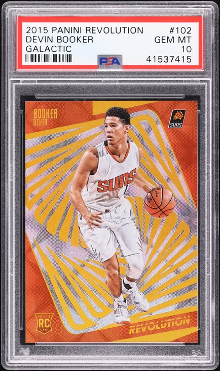 2015 Panini Prizm Black Devin Booker ROOKIE AUTO DNA 10 1/1 #P-DBK