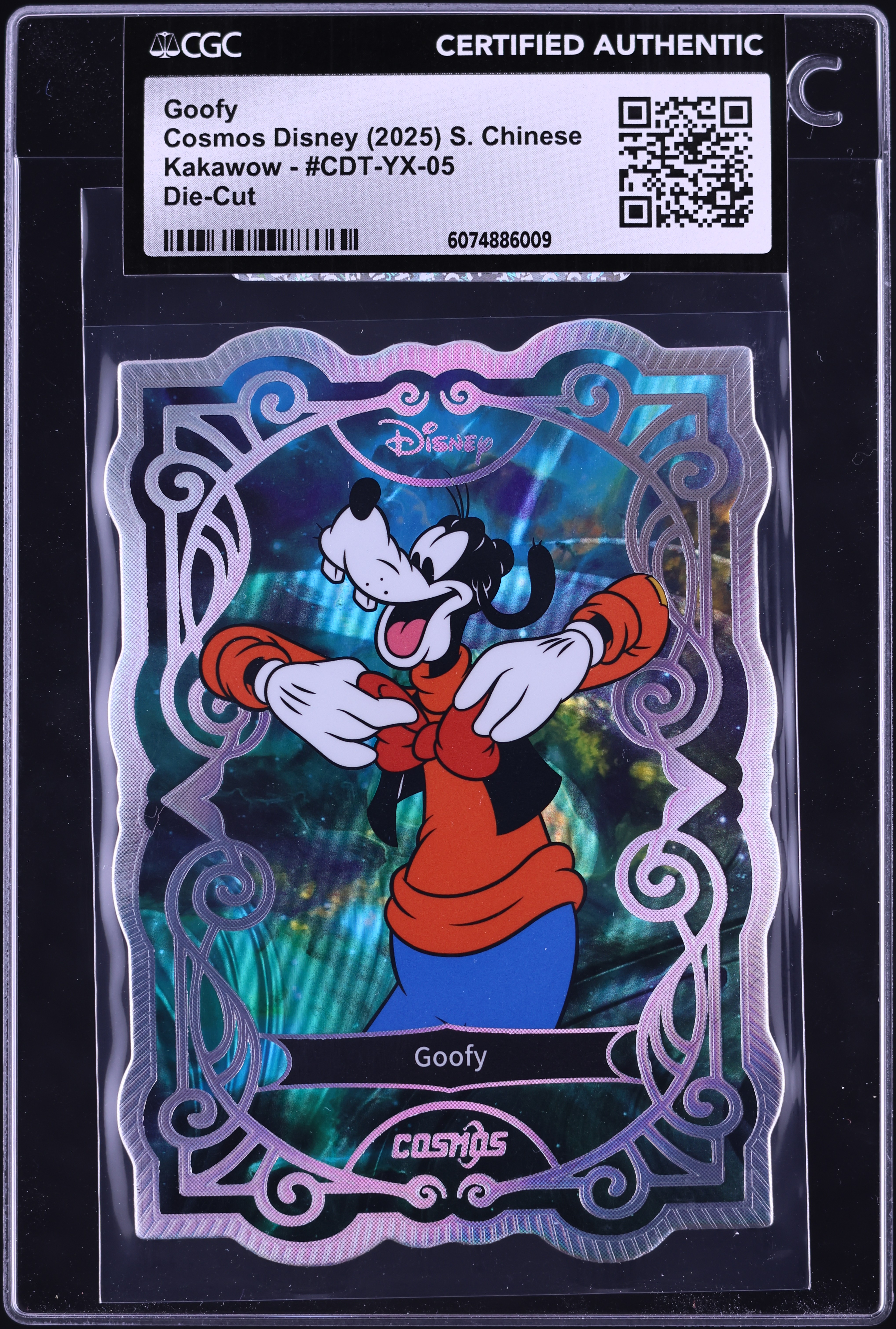 2025 Kakawow Cosmos Chinese Disney Die-Cut Goofy #CDT-YX-05 CGC