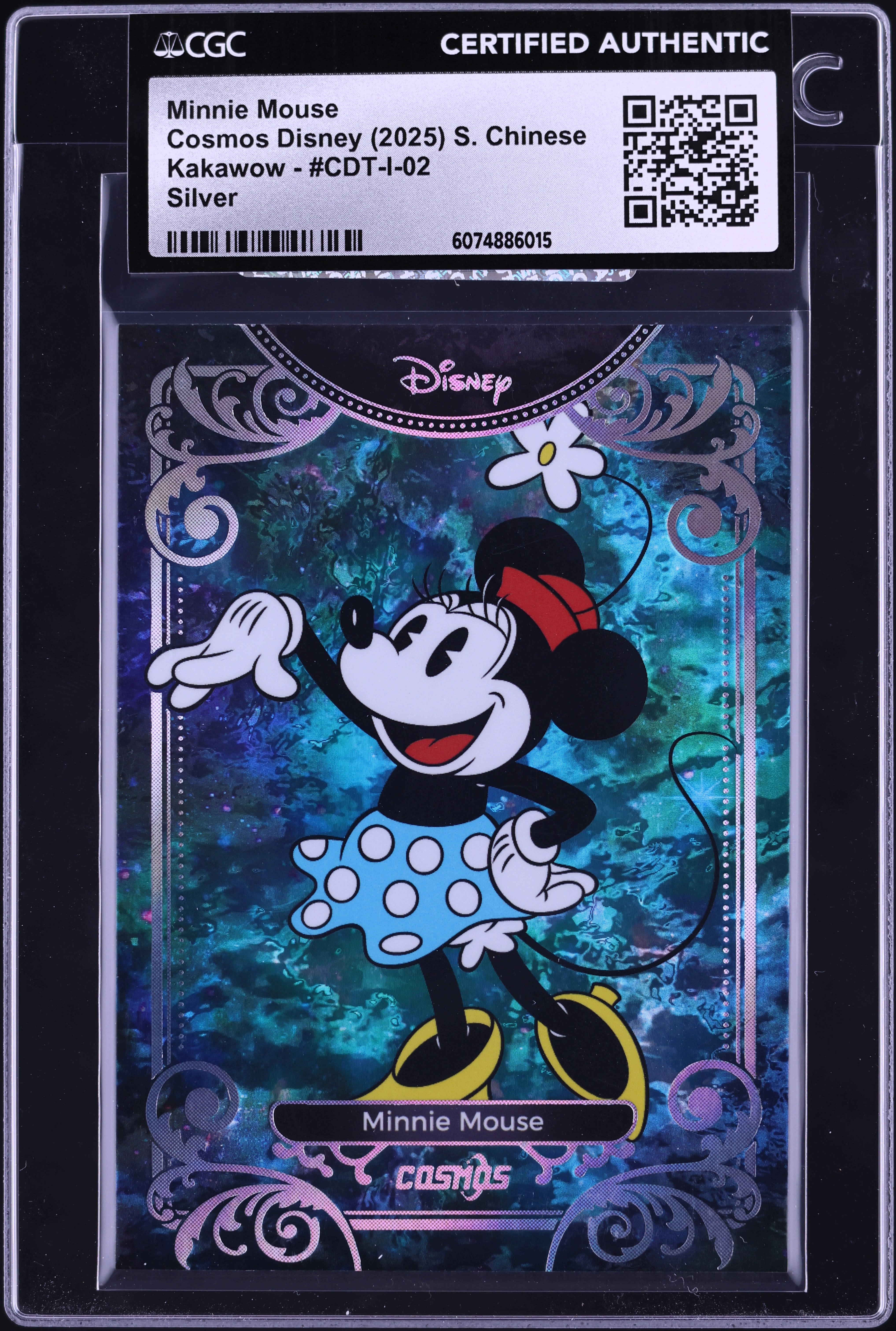 2025 Kakawow Cosmos Chinese Disney Silver Minnie Mouse #CDT-I-02