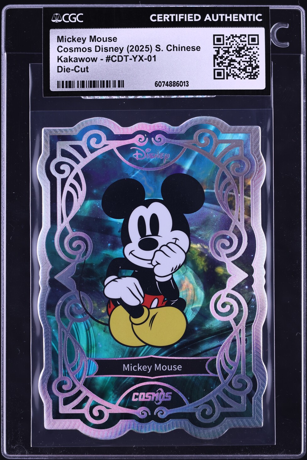 2025 Kakawow Cosmos Chinese Disney Die-Cut Mickey Mouse #CDT-YX-01
