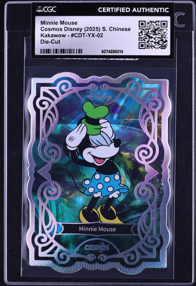 2025 Kakawow Cosmos Chinese Disney Die-Cut Minnie Mouse #CDT-YX-02