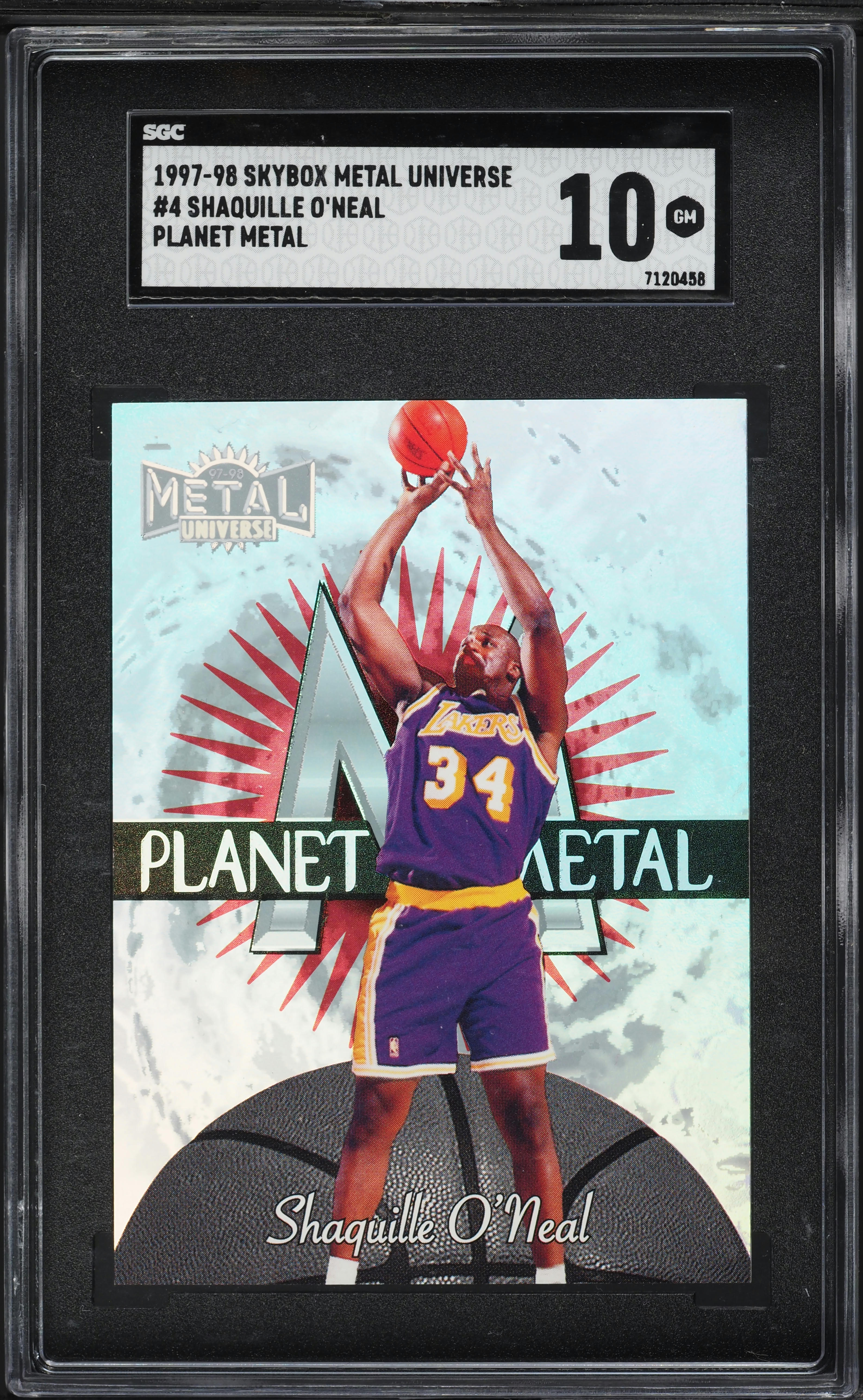 1997 Metal Universe Planet Metal Shaquille O