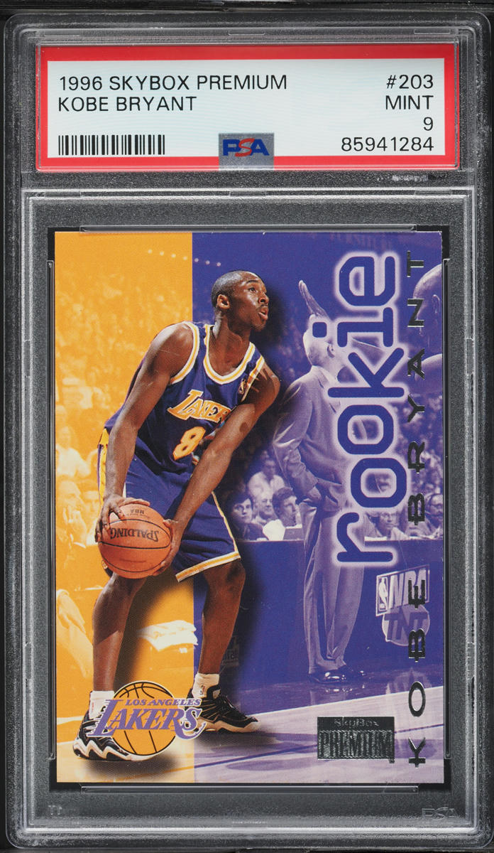 1996 Skybox Premium Kobe Bryant ROOKIE #203 PSA 9 MINT