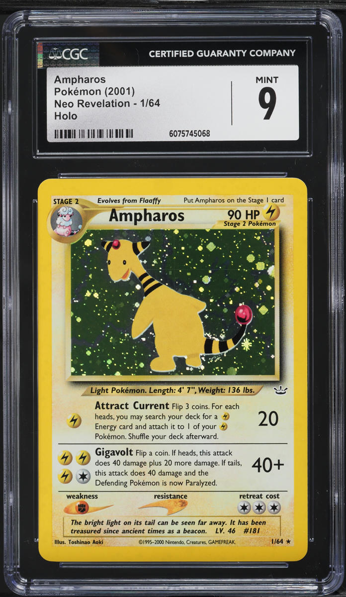 ampharos pokemon card holo - 78/214 - Rare Reverse - SM8 Lost Thunder such as a minor printing imperfection or very slight off Pokemon 2026 M4 Ninja Spinner
