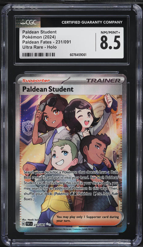 paldean student pokemon card price Board Games and accessories pokemon SV: Paldean Fates Paldean