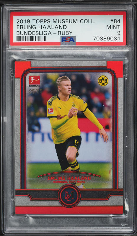 2019 Topps Chrome UEFA Champions League Erling Haaland ROOKIE #74