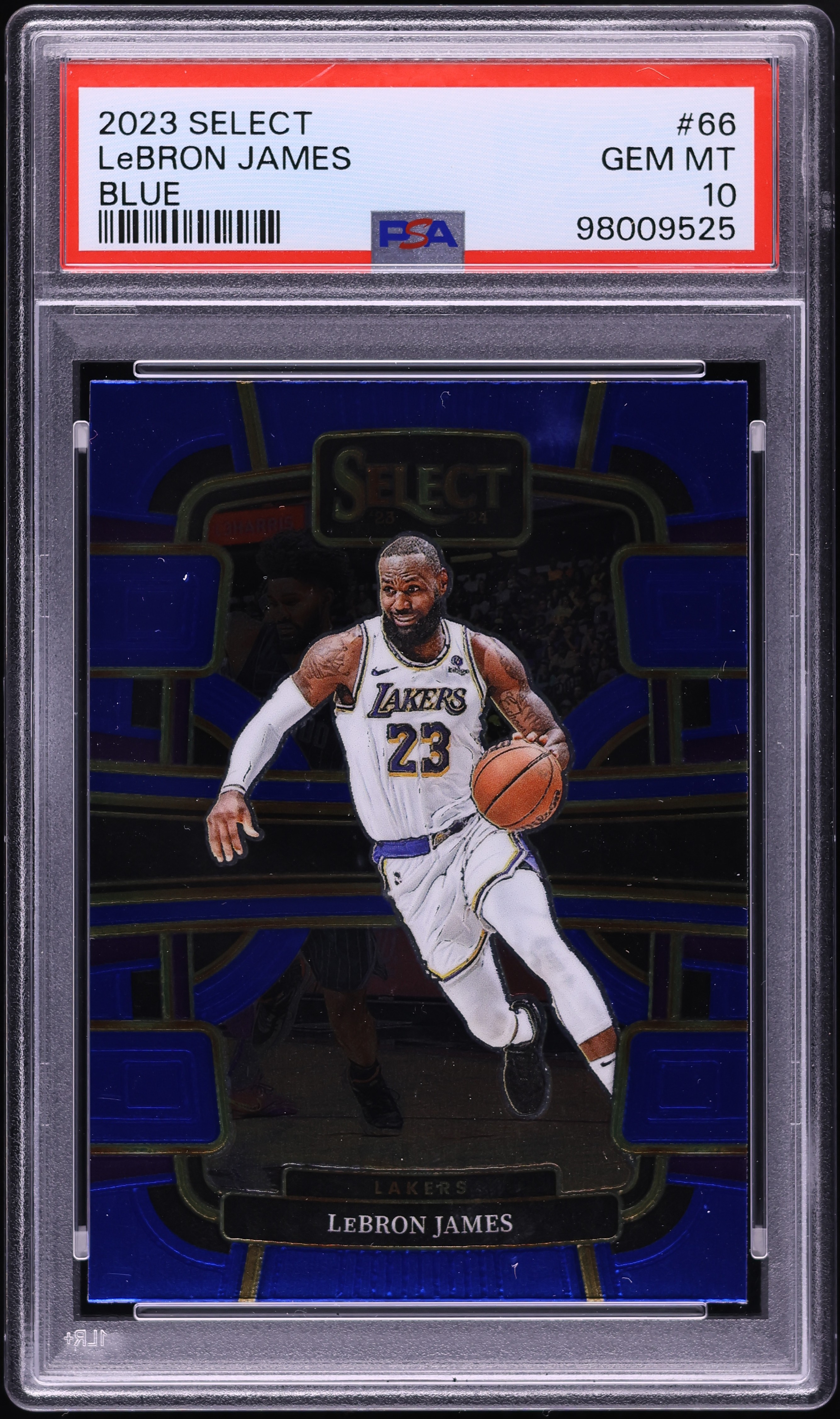 2023 Select Concourse Blue LeBron James #66 PSA 10 GEM MINT on