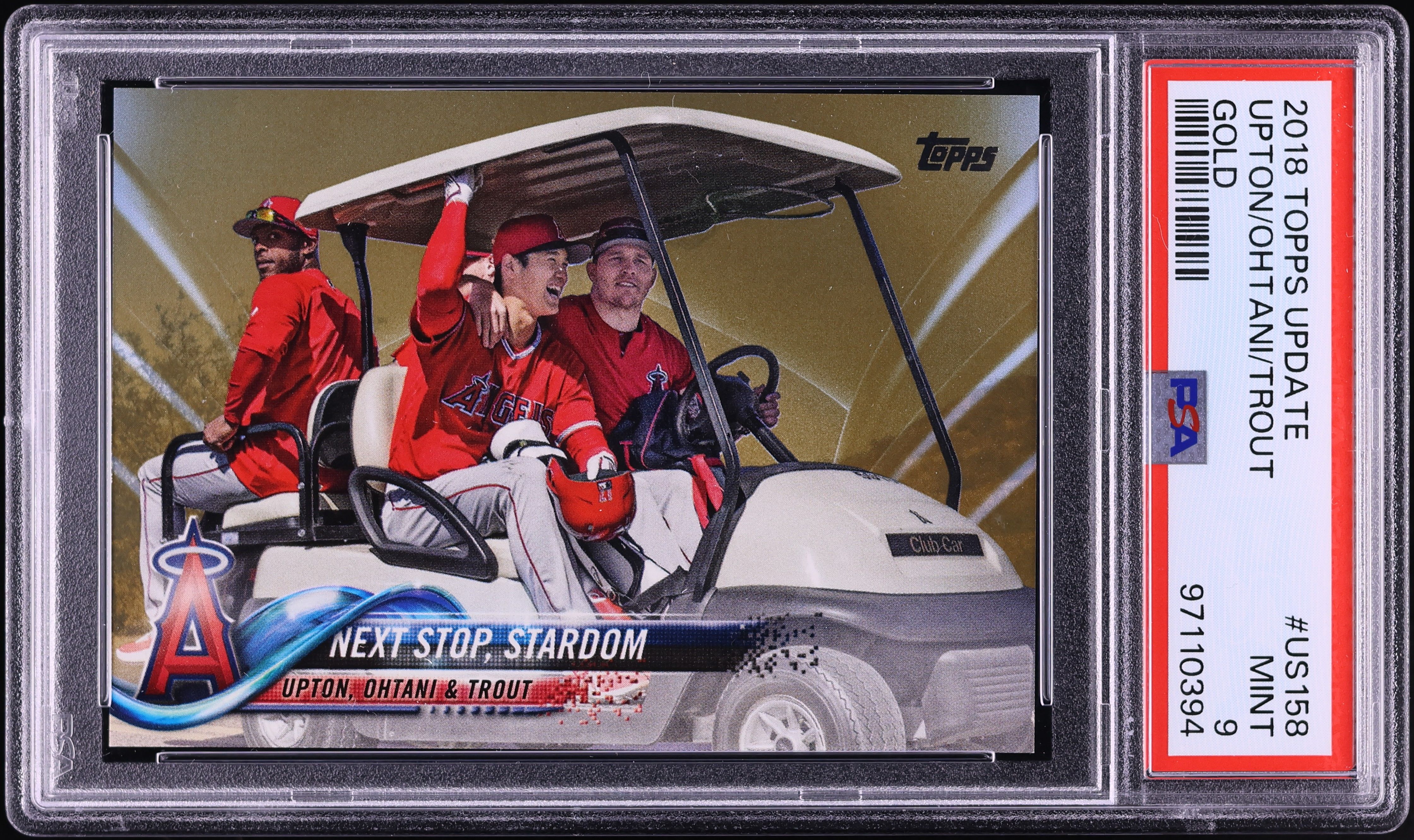 2018 Topps Update Gold Mike Trout Shohei Ohtani ROOKIE /2018