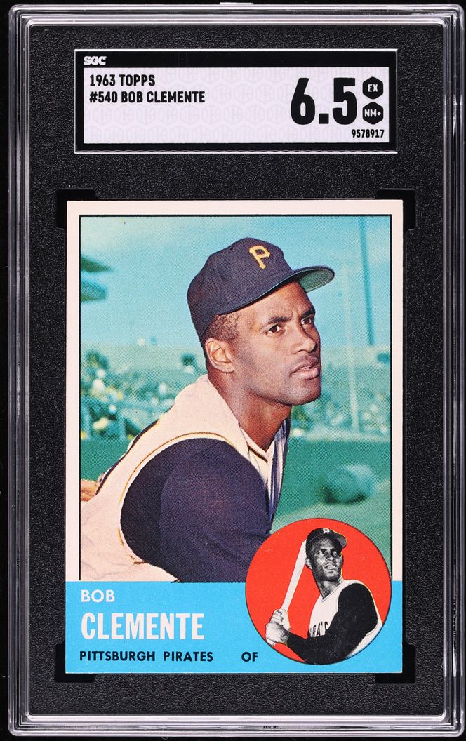 1963 Topps Roberto Clemente #540 SGC 6.5 EXMT+
