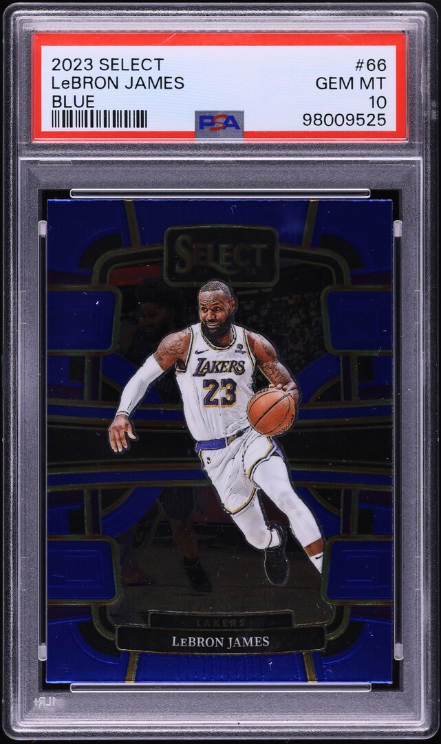 2023 Select Concourse Blue LeBron James #66 PSA 10 GEM MINT on