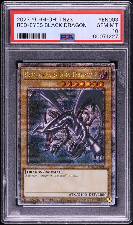 2023 Yu-Gi-Oh! 25th Anniversary Red Eyes Black Dragon #TN23-EN003