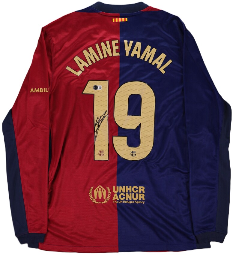 ラミン・ヤマル サインジャージBeckett Lamine yamal Auto FC
