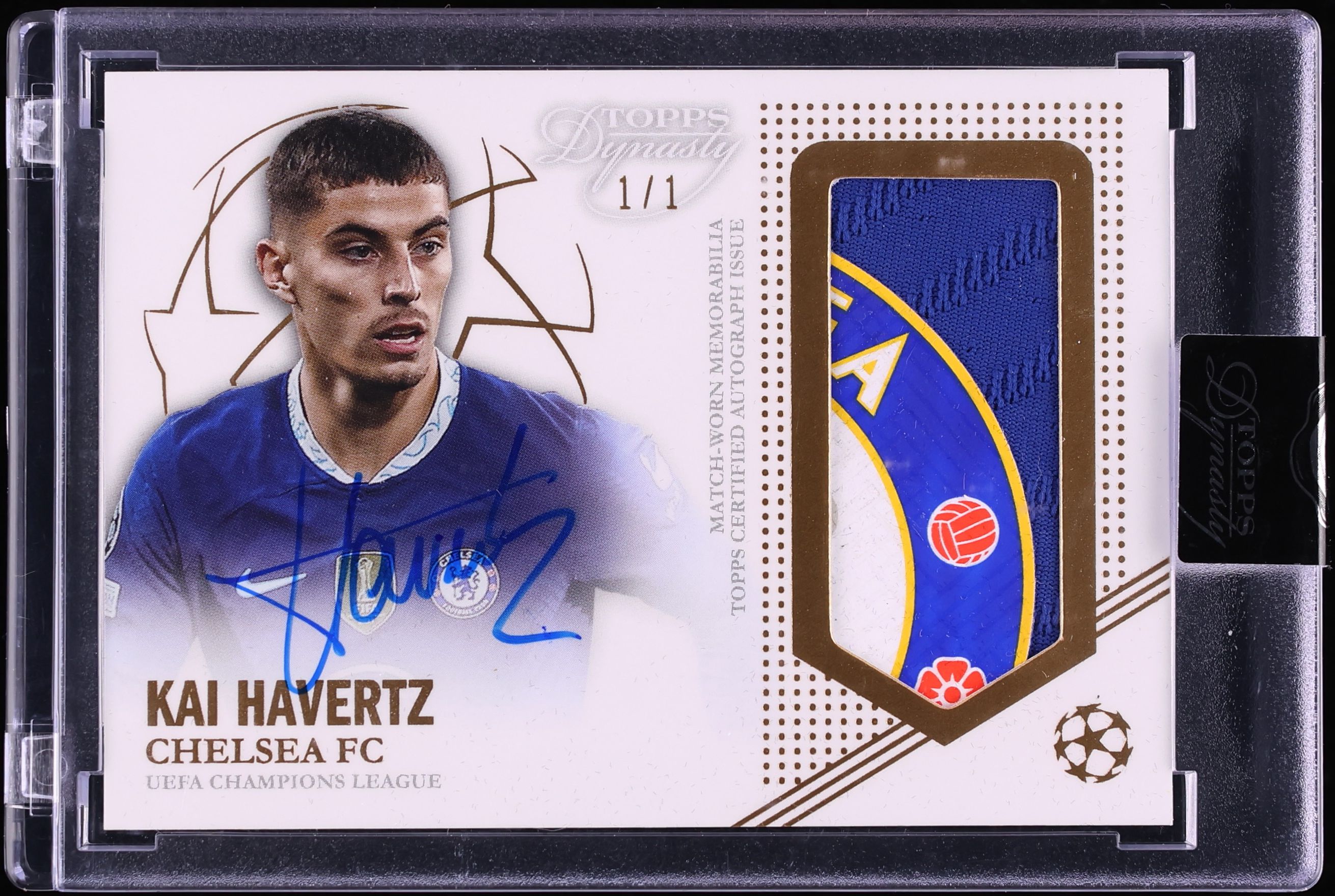 2022 Topps Dynasty UEFA Champions League Gold Kai Havertz PATCH