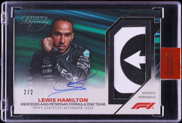 2023 Topps Dynasty Formula 1 F1 Black Lewis Hamilton PATCH AUTO 2