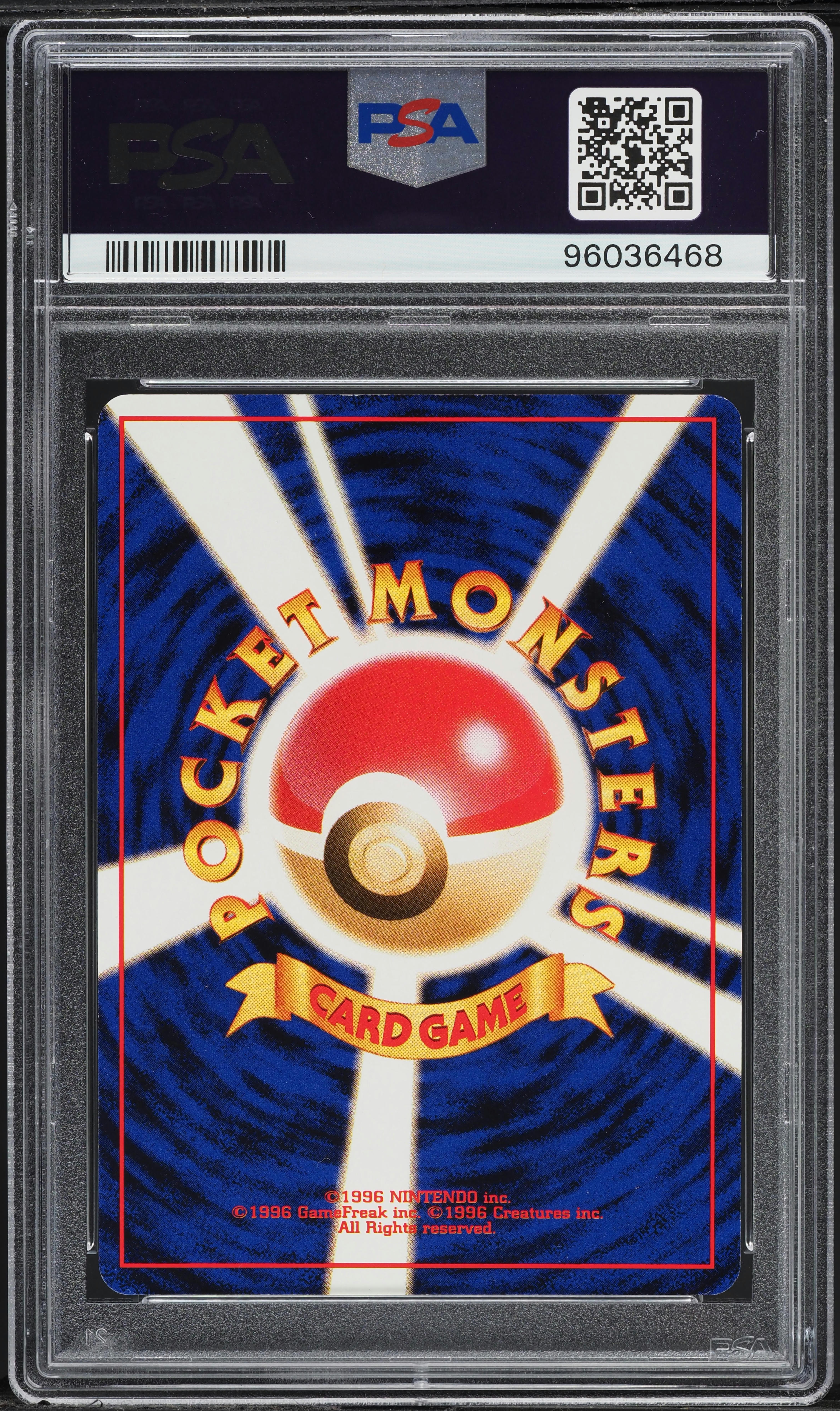 1999 Pokemon Japanese Promo Southern Island Holo Slowking PSA 9