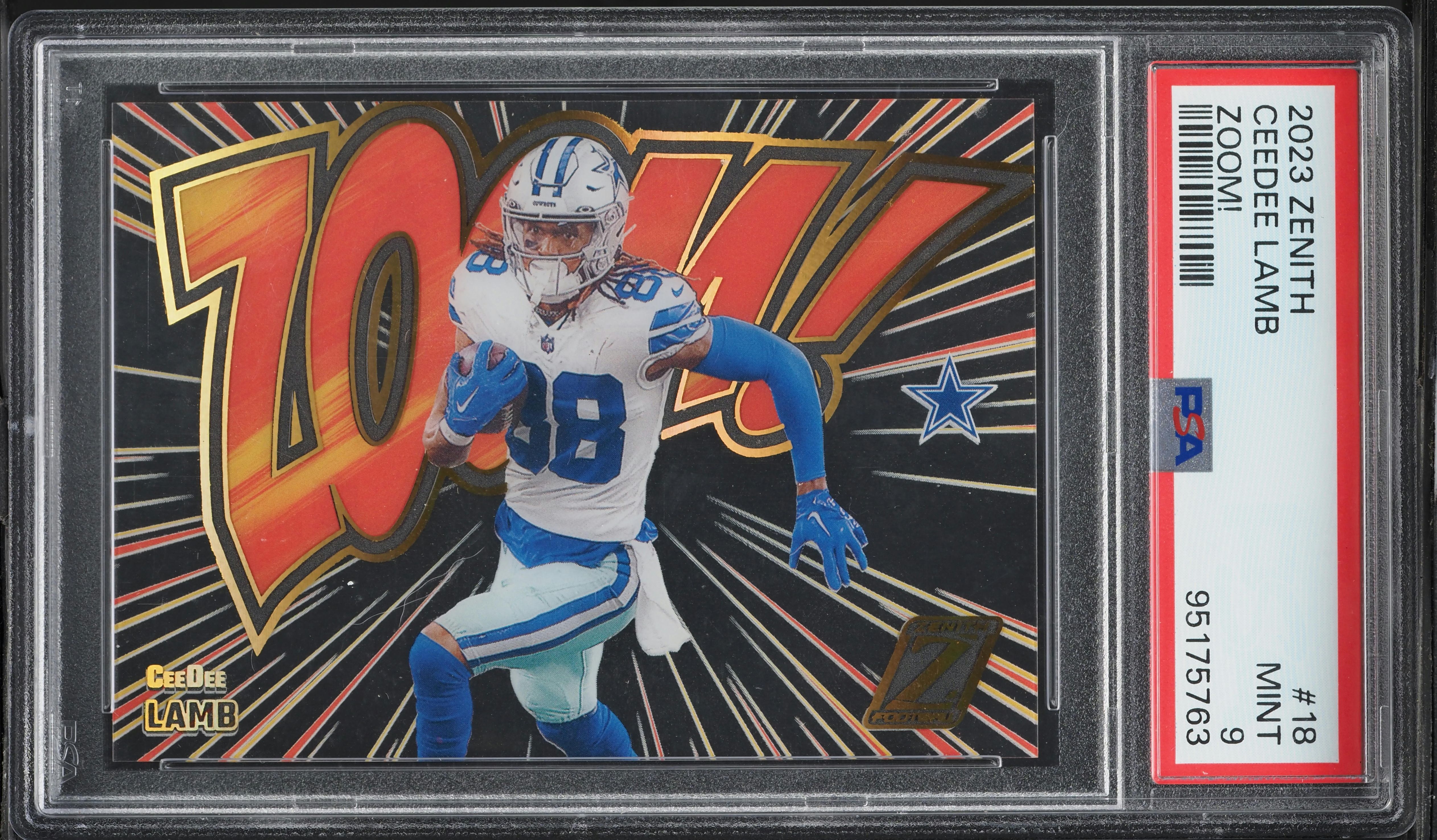 2023 Panini Zenith Zoom! Ceedee Lamb #18 PSA 9 MINT on Fanatics