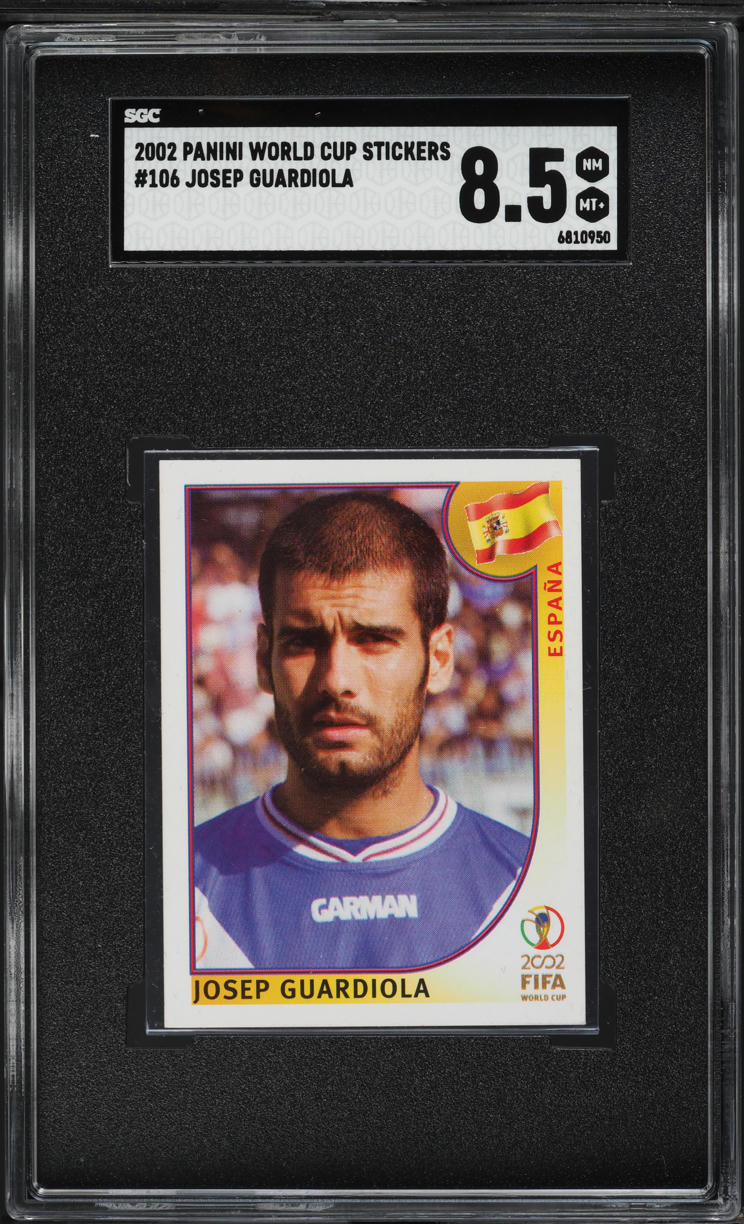 2002 Panini World Cup Korea Japan Stickers Josep Guardiola #106