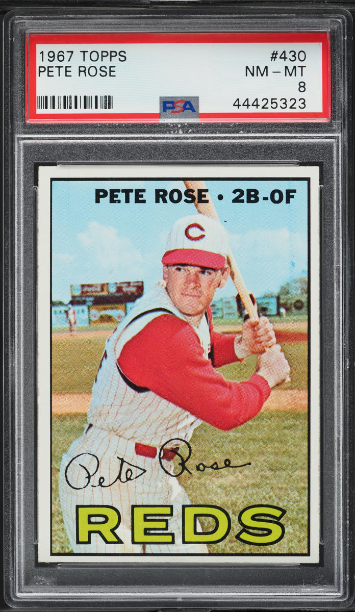 1967 Topps Pete Rose #430 PSA 8 NM-MT