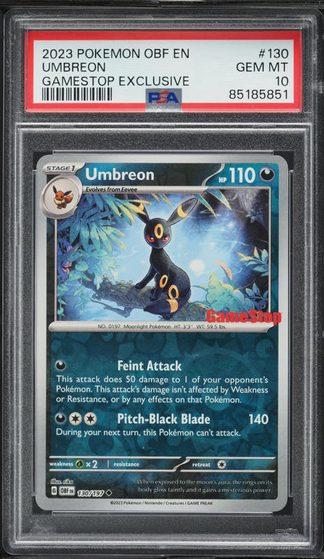 2023 Pokemon Japanese SV Promo Yu Nagaba X PCG Campaign Umbreon