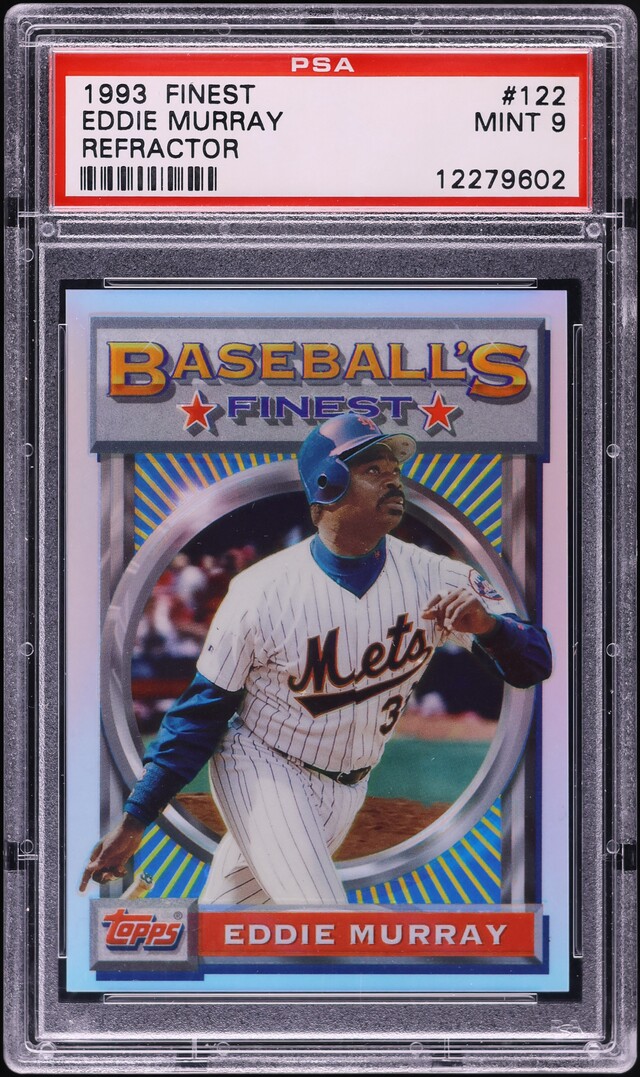 1993 Finest Refractor Eddie Murray #122 PSA 9 MINT