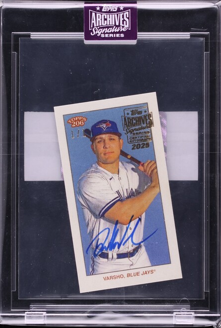 2025 Topps Archives Signature Ser 206 Uzit Back Daulton Varsho 