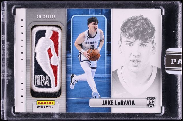 2022 Panini Instant Jake LaRavia ROOKIE NBA LOGOMAN PATCH 1/1 #RLH-19