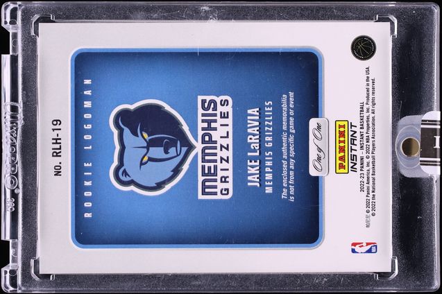2022 Panini Instant Jake LaRavia ROOKIE NBA LOGOMAN PATCH 1/1 #RLH-19