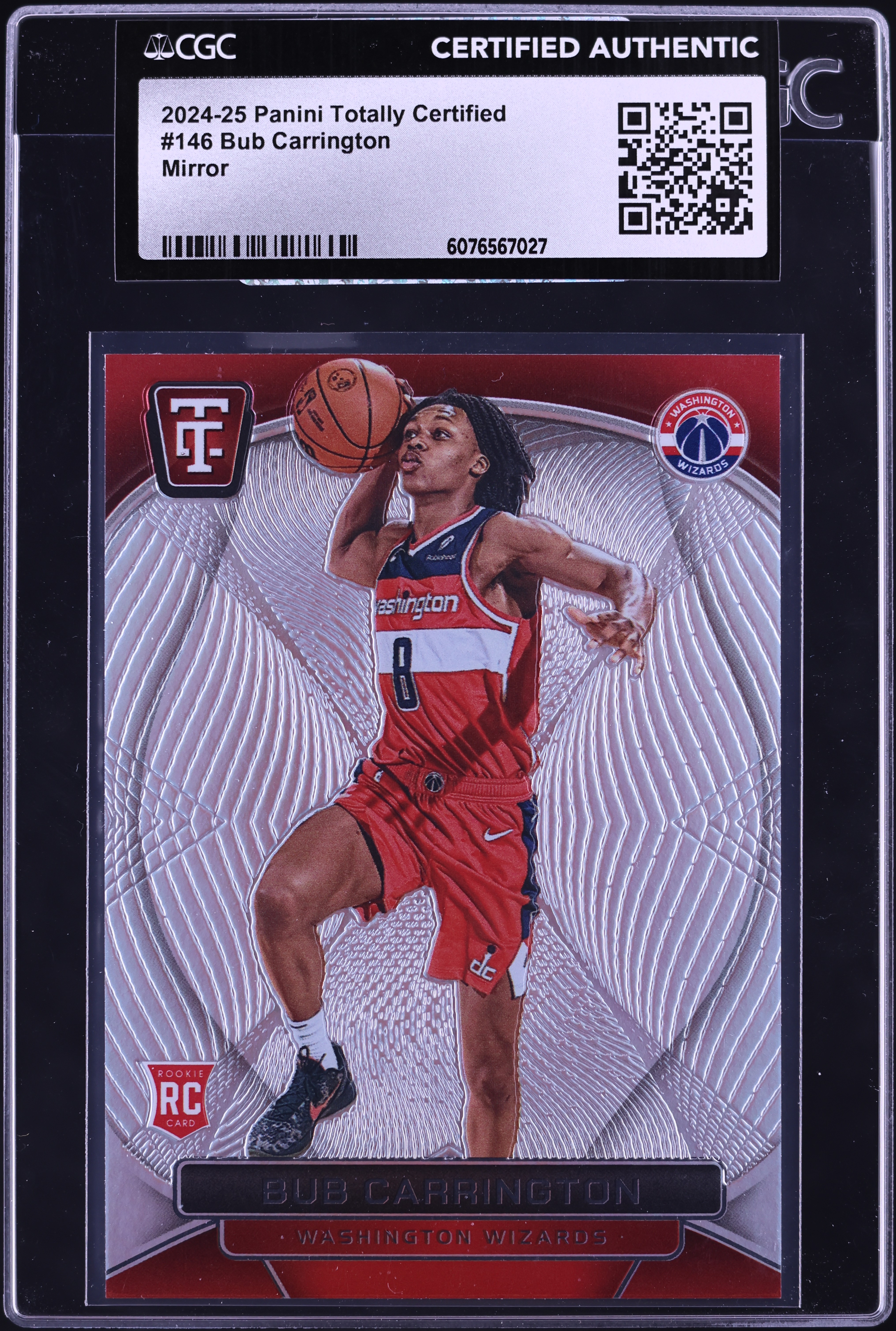 2024 Panini Totally Certified Basketball Mirror Bub Carrington #146