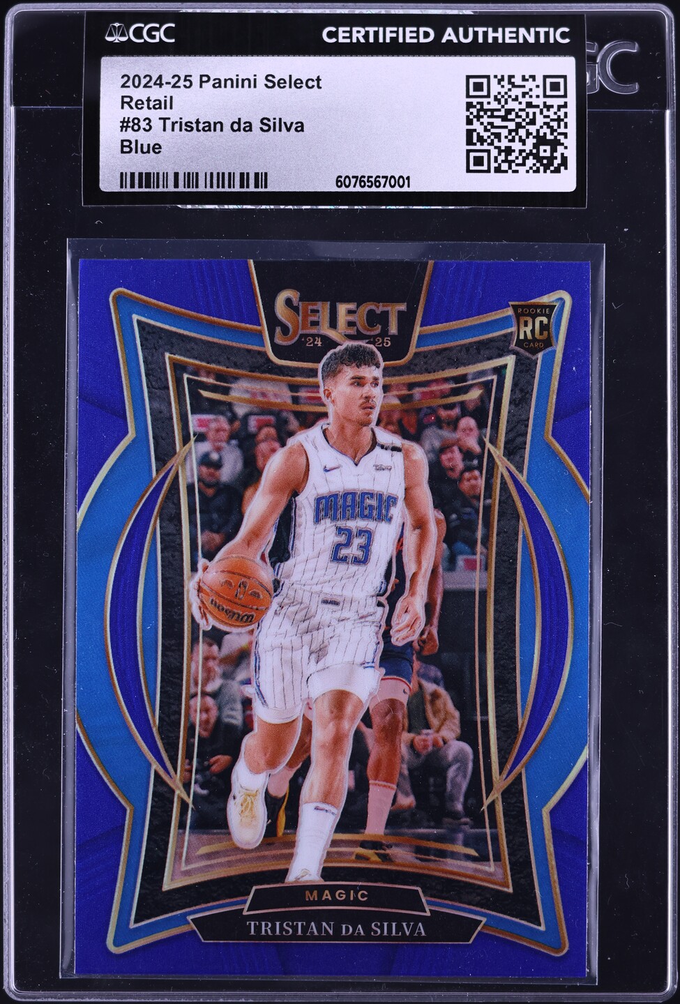 2024 Select Concourse Retail Blue Tristan Da Silva ROOKIE #83 CGC AUTH