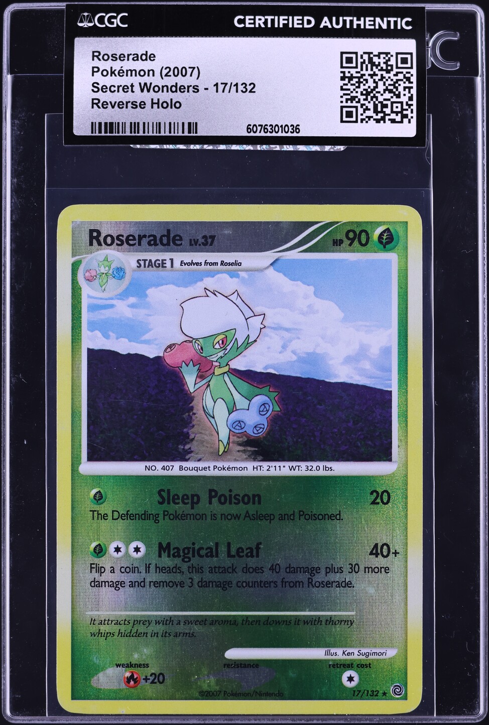 roserade pokemon card value Roserade - TG02/TG30 Holo Ultra Rare main image 0