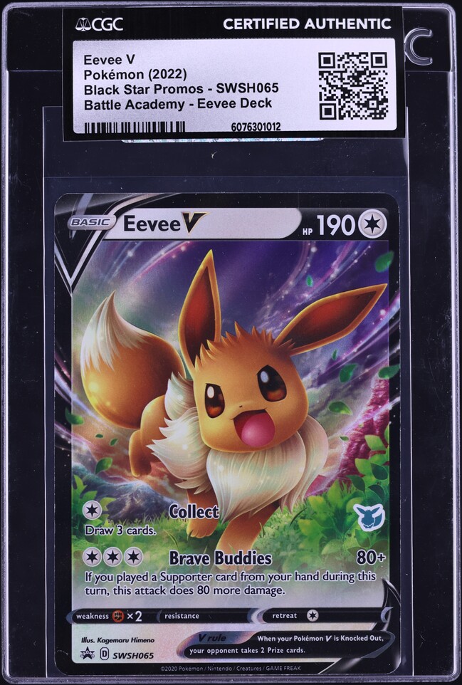 2022 Pokemon Japanese SWSH Start Deck 100 CoroCoro Comic Eevee V #007 BGS 9.5 on Fanatics Collect 2022 Pokemon Japanese SWSH Start Deck 100 CoroCoro Comic Eevee V #007 BGS 9.5 on Fanatics Collect