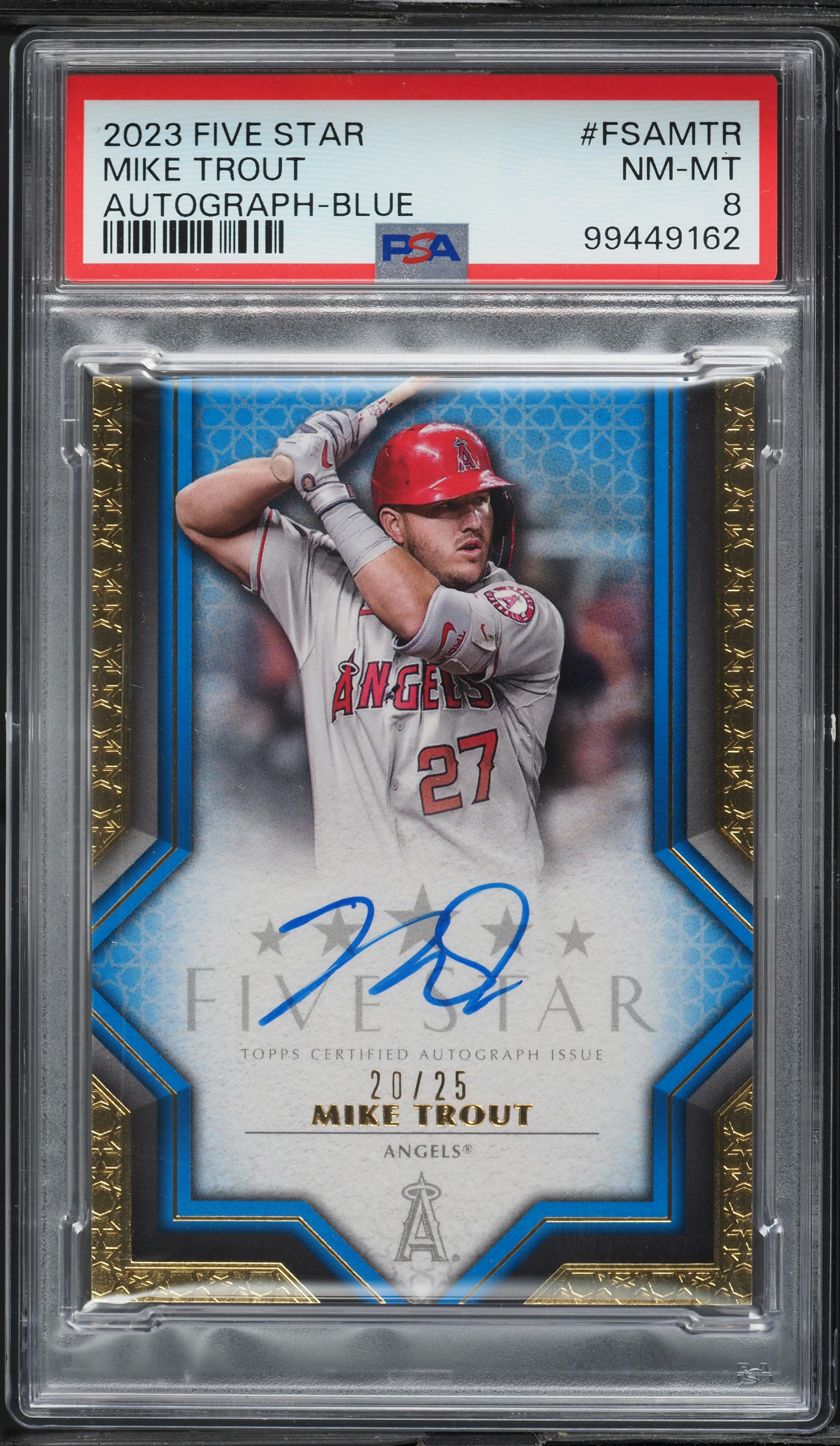 Mike Trout 2023 Topps Auto オート サイン 25/25 2023 Topps Five