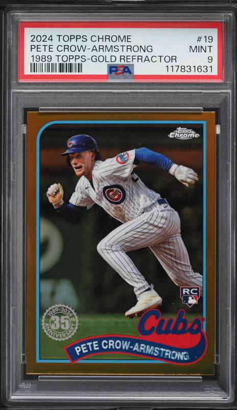 2024 Topps Chrome '89 Gold Refractor Pete Crow-Armstrong ROOKIE