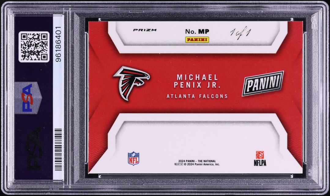 2024 NSCC VIP Gold Color Blast Michael Penix Jr. ROOKIE 1/1 #MP PSA 10 GEM MINT