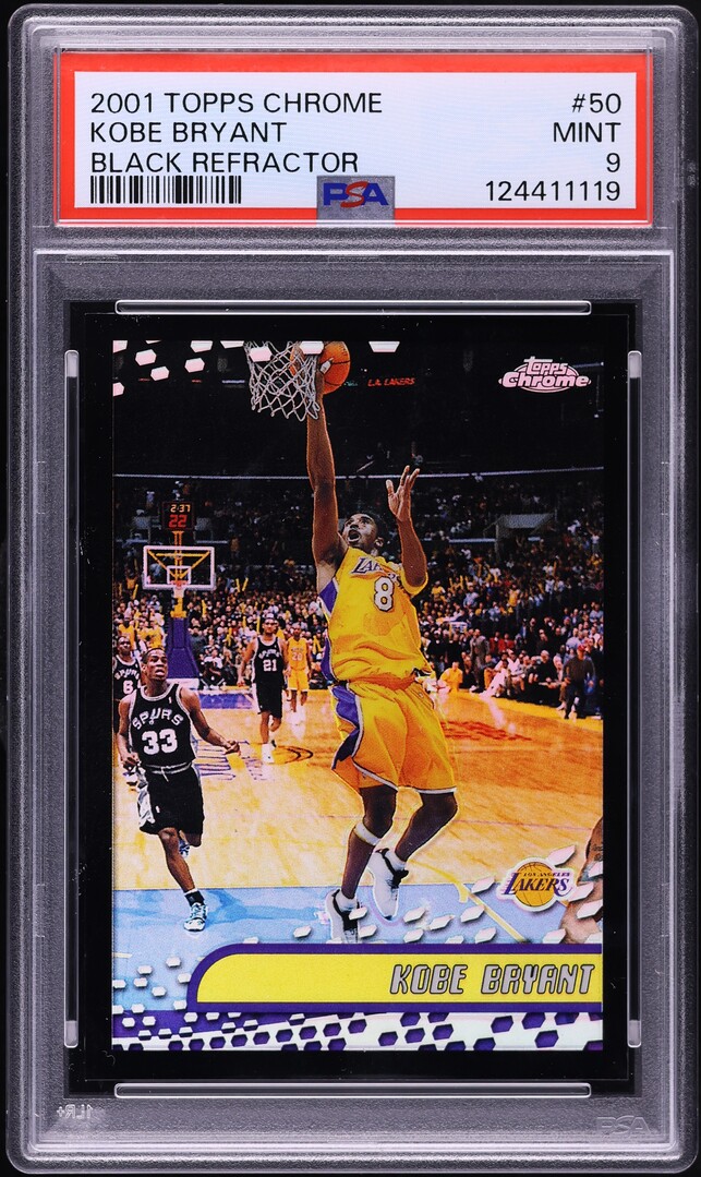 その他 2001 Topps Chrome refractor Kobe Bryant Kobe Bryant 2001 Topps Chrome #50 Refractor Price Guide - Sports