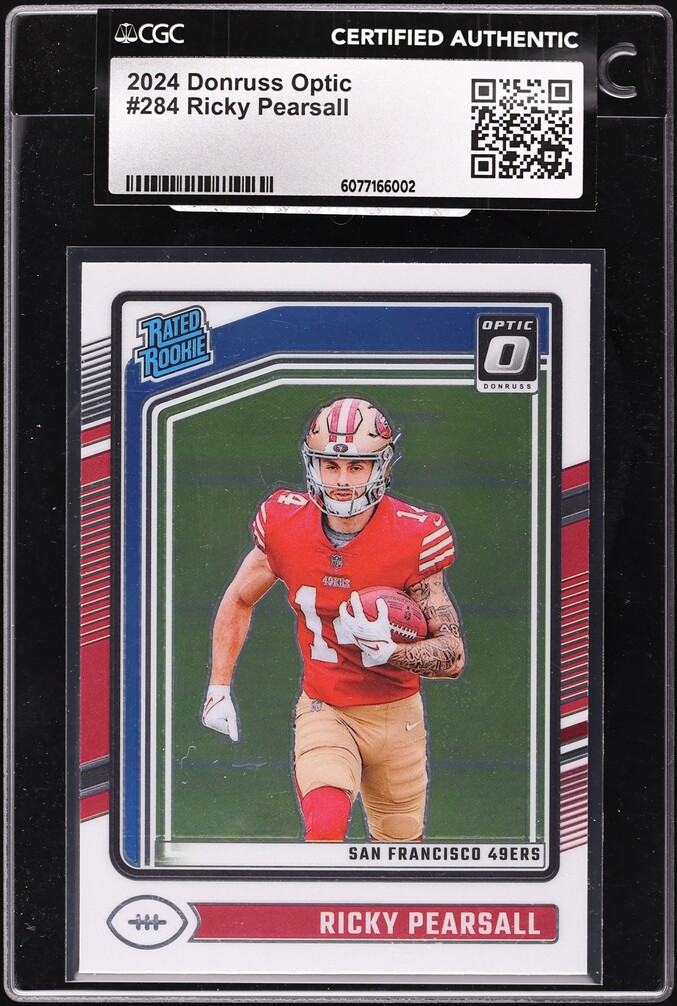 2024 Donruss Optic Ricky Pearsall ROOKIE #284 CGC AUTH