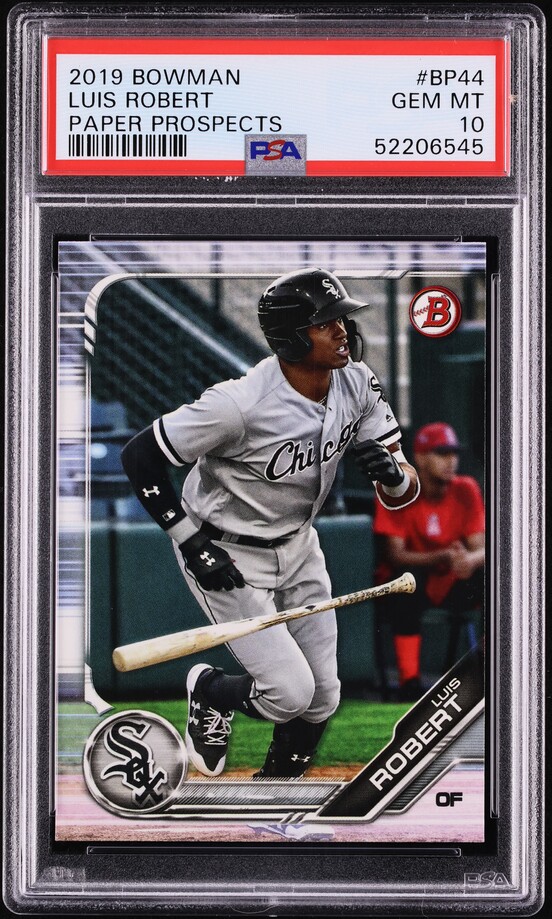 2019 Bowman Paper Luis Robert PROSPECT #BP-44 PSA 10 GEM MINT