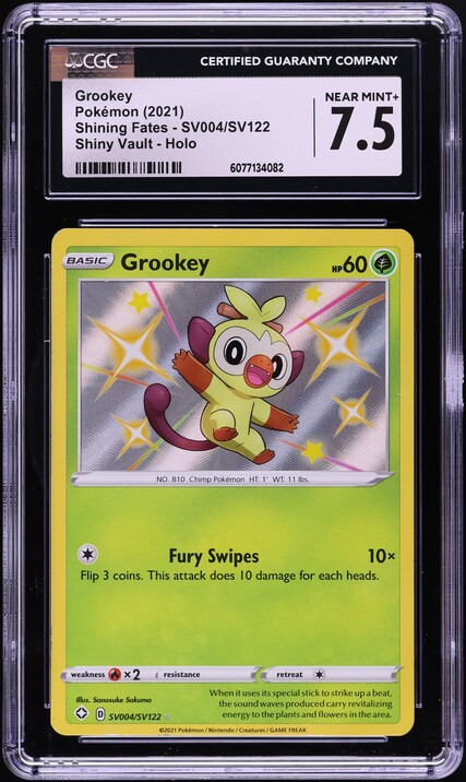 shiny grookey pokemon card SWSH Black Star Promos SWSH070  Brokenvase Games [Colorless] Pokemon Card Game/[S4a] Shiny Star
