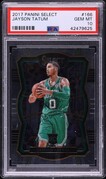 NBAカード Jayson Tatum RC Premier Level 2017 Select Premier Level Jayson Tatum ROOKIE #166 PSA 10 GEM MINT