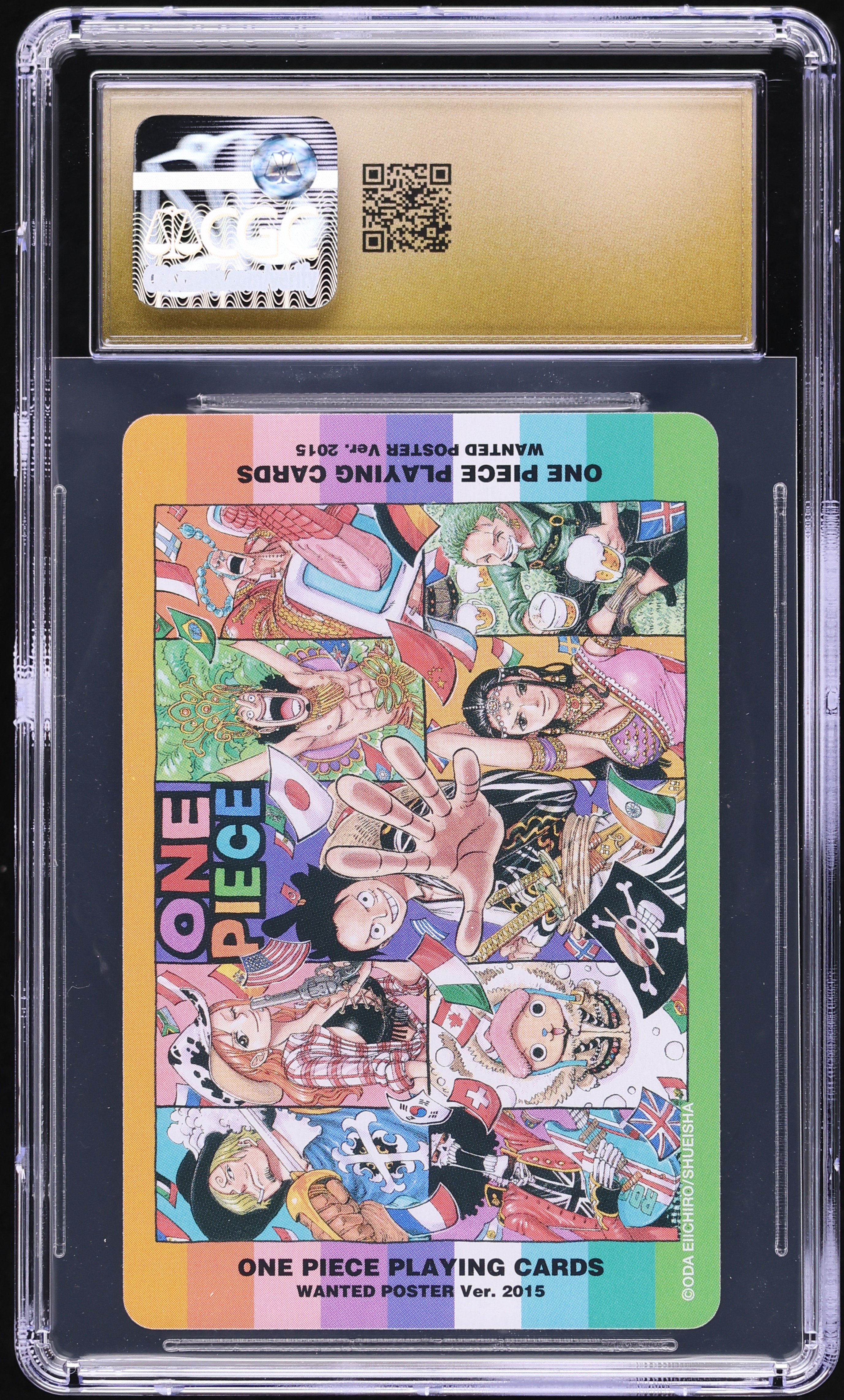 2015 One Piece Japanese Playing Cards Wanted Deck Chopper CGC 10