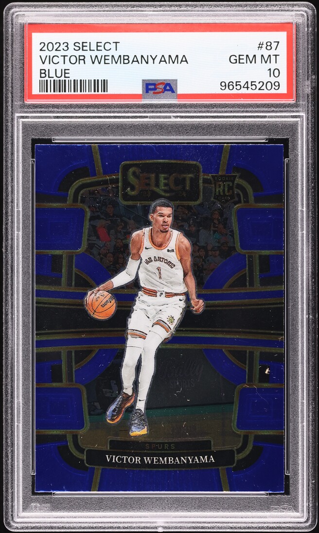 2023 Select Concourse Blue Victor Wembanyama ROOKIE #87 PSA 10 GEM MINT