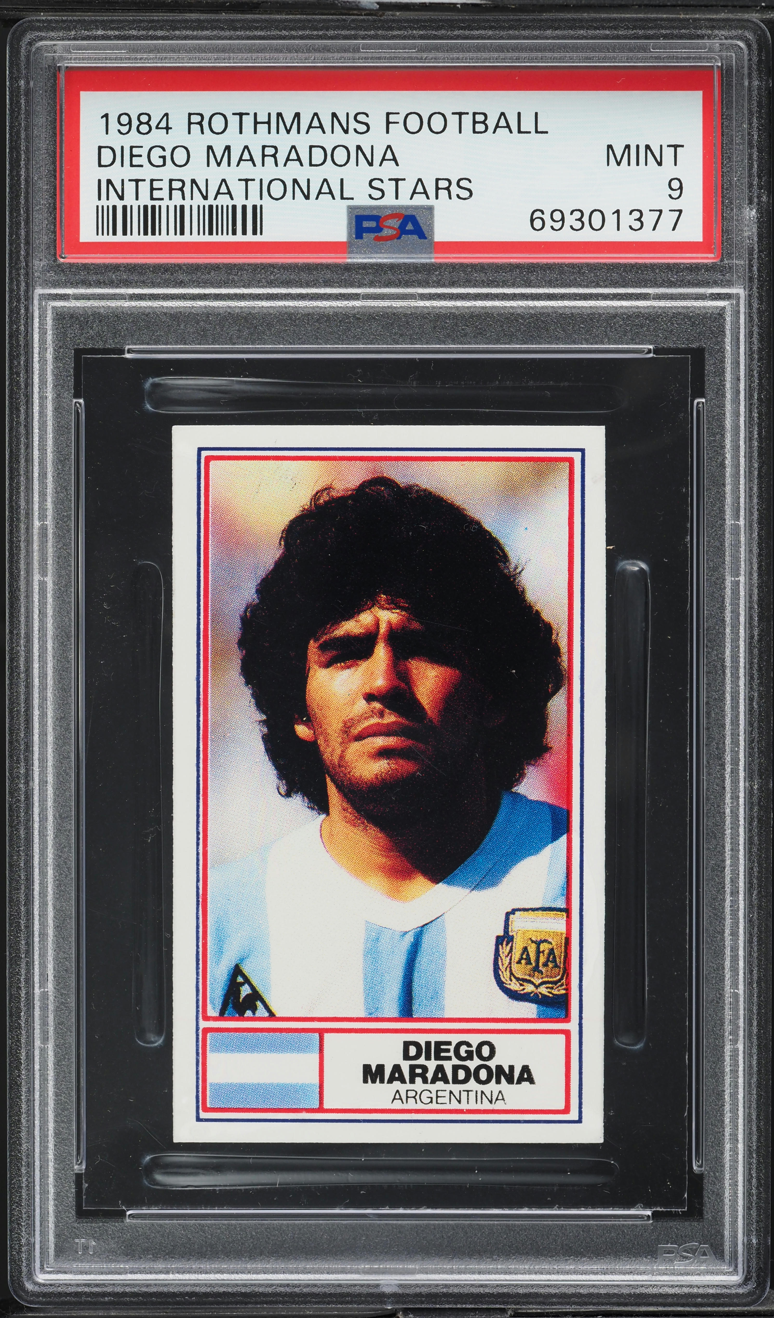 1984 Rothmans Football International Soccer Stars Diego Maradona